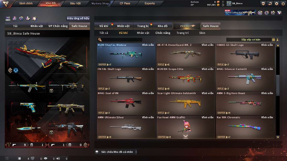 shop acc cf uy tin gia re
